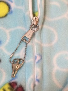 他の写真1: 大人用 カバーオール大人用ベビーパジャマ(アヒル柄水色)