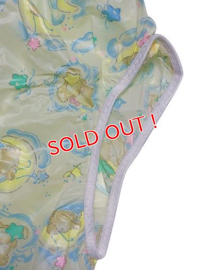 画像2: 大人用 防水パンツ（PVC） クマさんとお月様柄 イエロー