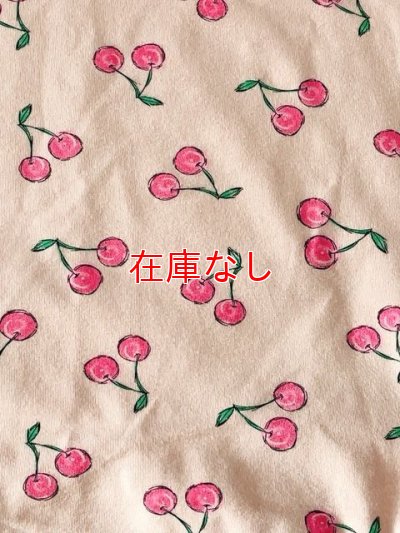 画像5: 大人用ロンパースチェリー柄半袖 在庫はMのみ