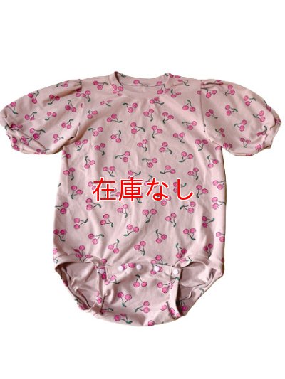 画像2: 大人用ロンパースチェリー柄半袖 在庫はMのみ