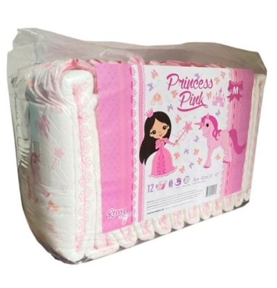 画像1: 大人用 可愛い紙おむつ Rearz Princess Pink パック売り