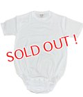 大人用ロンパース 半袖 Tシャツタイプ白