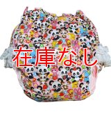★在庫限り★大人用 おむつカバーパンダ動物柄ウレタン防水ピンク/レース付き(M1枚のみ)