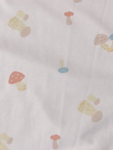 他の写真3: 大人用ロンパース キノコ柄 5分袖-7分袖