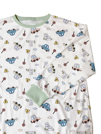 画像5: 大人用ロンパース 車柄 長袖