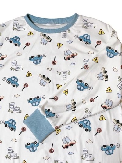 画像4: 大人用ロンパース 車柄 長袖