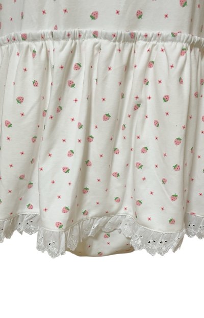 画像4: 大人用 スカート付きロンパース イチゴ柄