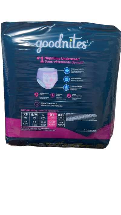 画像7: 子供用紙おむつGoodnites 女の子用 XLバラ売り（43〜54kg）