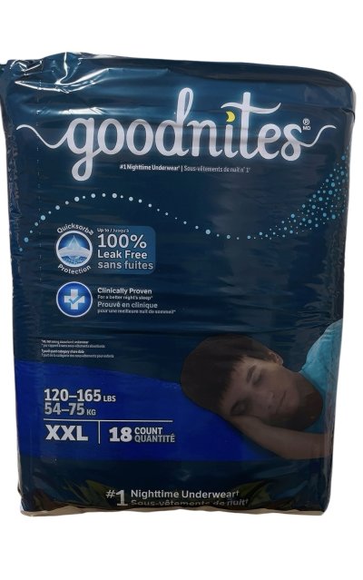 画像1: 子供用紙おむつGoodnites 男の子用 XXLバラ売り（54〜75kg）