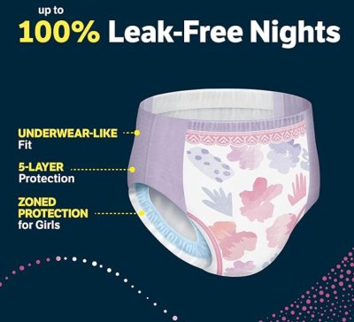 画像2: 子供用紙おむつGoodnites 女の子用 XLバラ売り（43〜54kg）