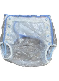 大人用 おむつカバービニールカバー水色