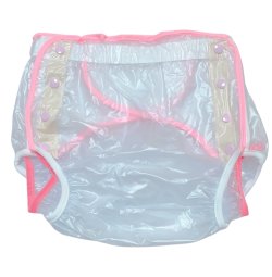 大人用 おむつカバービニールカバーピンク（S´〜XXL）