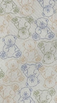 他の写真1: 大人用ロンパース＆ロングパンツ前開き 長袖 クマ柄