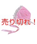 大人用ベビー帽子レース付きPVCピンク