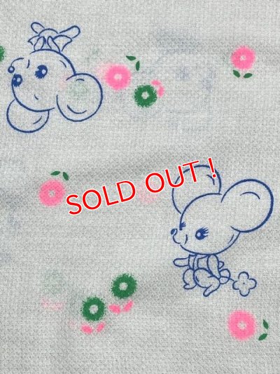 画像3: 大人用布おむつレトロネズミ＆花柄ドビー織り