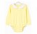 画像1: 大人用ロンパース襟付きロンパース/クリームイエロー (1)