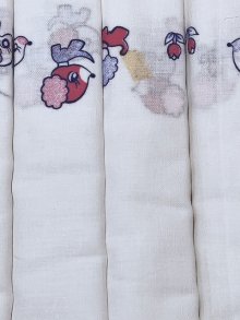 他の写真2: 布おむつ平織りワンちゃん柄 新古品 昭和レトロ70cm