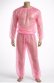 ピンク PVCの上下スーツ