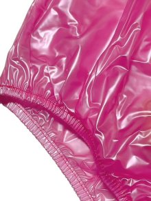 他の写真1: 大人用防水パンツPVCパンツ（つや感ピンク）