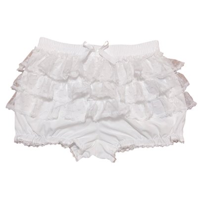 画像2: 大人用ふんわり3段フリルレースパンツB