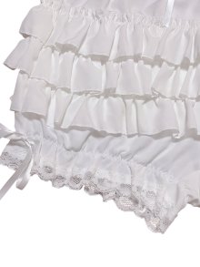 他の写真3: 大人用ふんわり3段フリルレースパンツA