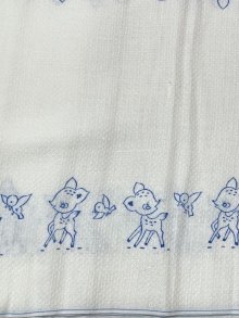他の写真1: 昭和レトロ 布おむつドビー織りバンビちゃん柄 新古品70cm
