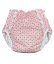 大人用 おむつカバーいちご柄レース付きパイル防水