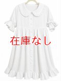 大人用白いワンピースドレス