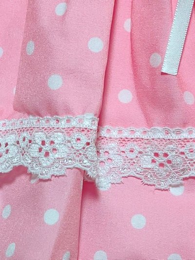 画像3: 大人用リボンと水玉が可愛いスカート
