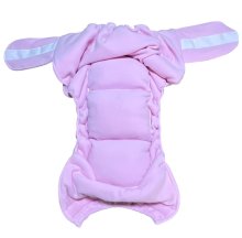 他の写真2: 大人用おむつカバー風パンツモコモコ中綿入りフリースピンク