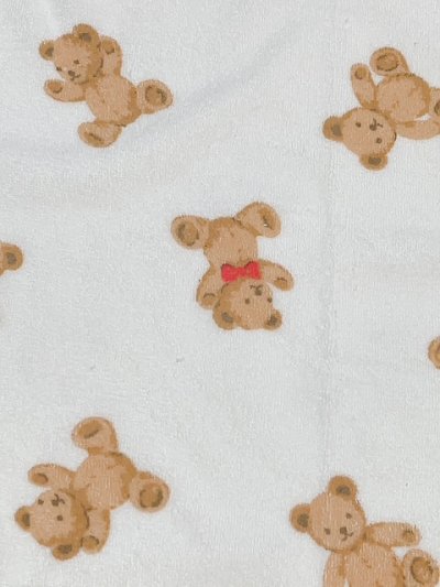 気持ちがいいクマさんパイル生地