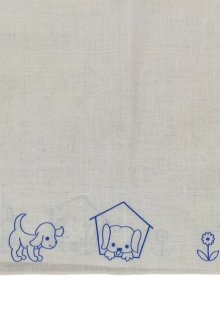 他の写真1: 昭和レトロ 大人用布おむつワンちゃん柄平織り新古品90cm