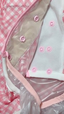 他の写真2: 大人用 おむつカバーナイロンタフタチェック柄ビニール防水