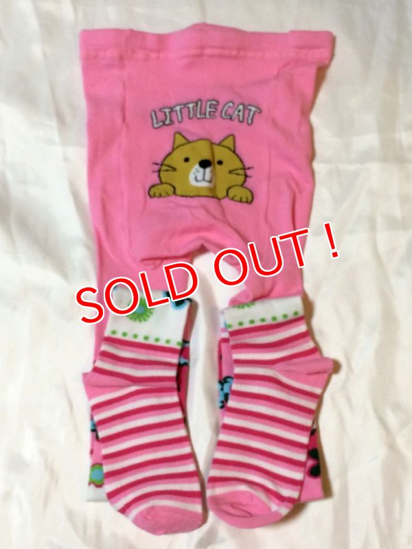画像2: 大人用ベビータイツネコちゃんピンク2XLサイズ