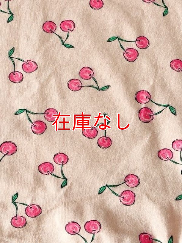 画像5: 大人用ロンパースチェリー柄半袖 在庫はMのみ