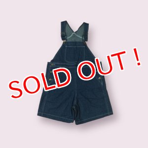 画像: 大人用ロンパース サロペットデニムショート（在庫はSのみ）