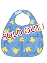 画像: 大人用スタイ（よだれかけ）アヒル柄