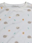 画像3: 大人用ロンパース ハリネズミ柄 長袖