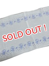 画像: 布おむつドビー織りレトロ小鳥柄中古品 85cm