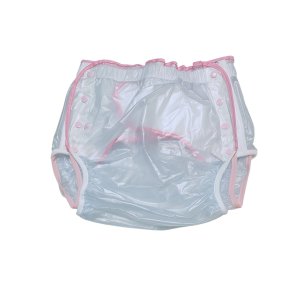 画像: 大人用 おむつカバービニールカバーピンクXXL