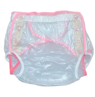 大人用 おむつカバービニールカバーピンク（S´〜XXL）