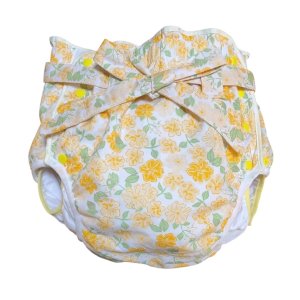 大人用 おむつカバー パンツタイプ 花柄 腰紐付き 大人用 おむつカバー パンツタイプ 花柄腰紐付き| 大人用