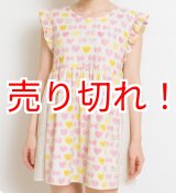 画像: 大人用 スカート付きロンパース ハート柄C/XLのみ