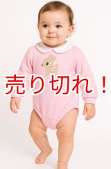 画像: 大人用ロンパースあったかバンビの襟付きフリースロンパースL