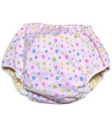 画像: 大人用 おむつカバー パンツタイプ 花柄
