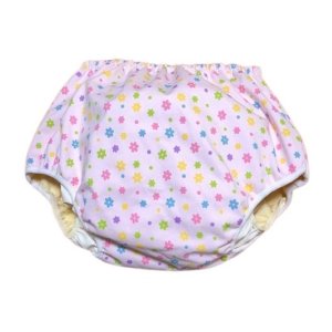 画像: 大人用 おむつカバー パンツタイプ 花柄