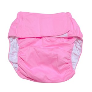 画像: 大人用 おむつカバーピンクマジックテープ