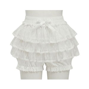 画像: 大人用ふんわり3段フリルレースパンツB