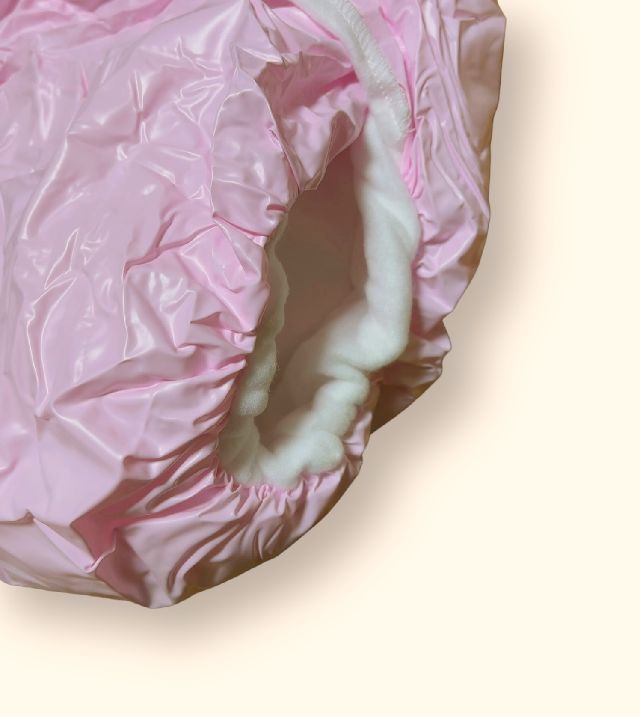 画像: 大人用 おむつカバーモコモコおむつピンク