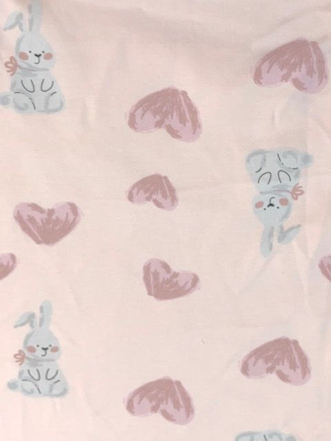 画像5: 大人用ロンパースウサギ＆ハート柄 半袖